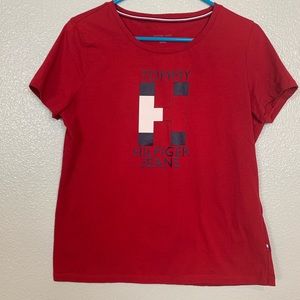 FLAWED Tommy Hilfiger Jeans Large Logo Tee Large